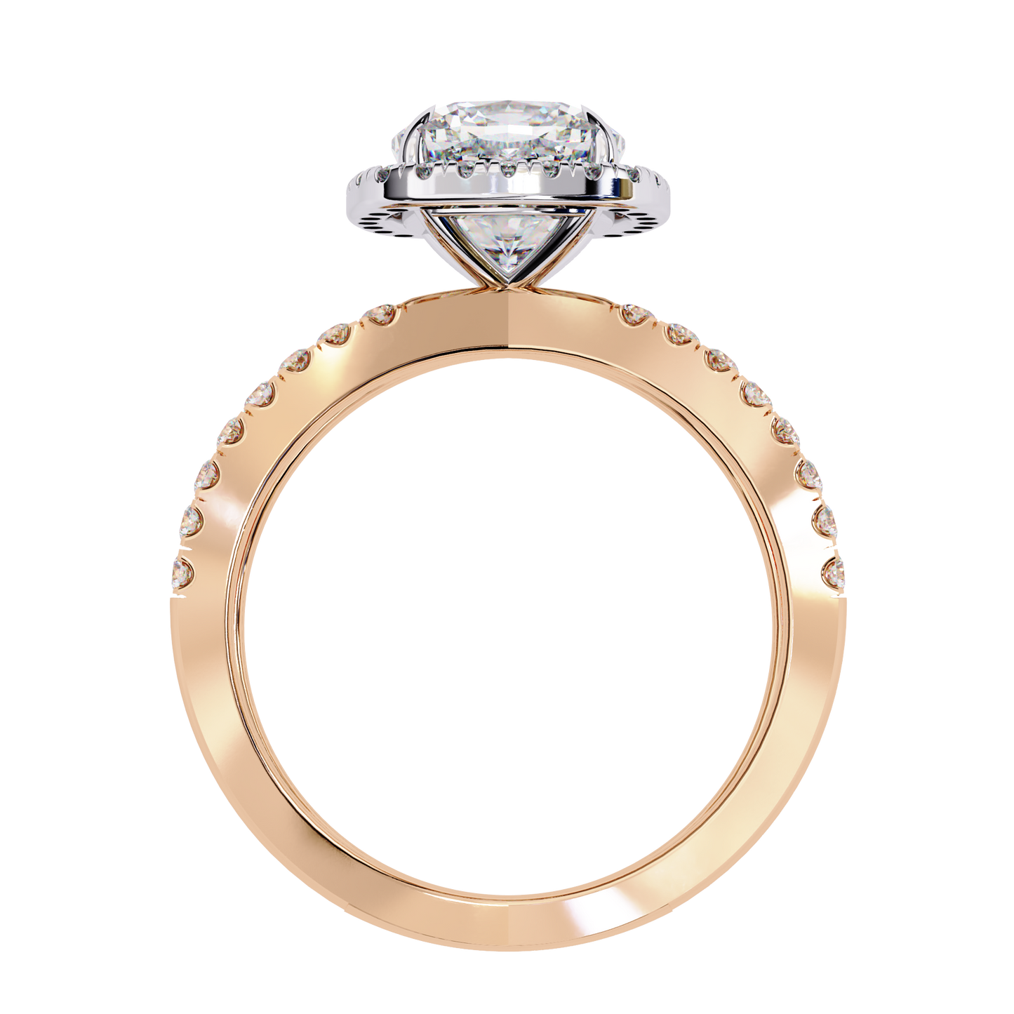 Belladore Pivot Cushion Solitaire Ring
