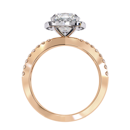 Belladore Pivot Cushion Solitaire Ring
