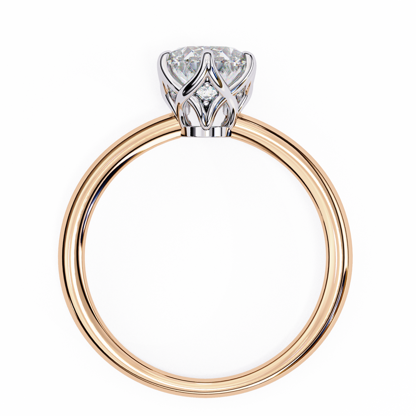 Ciel Rovena Oval Solitaire Ring