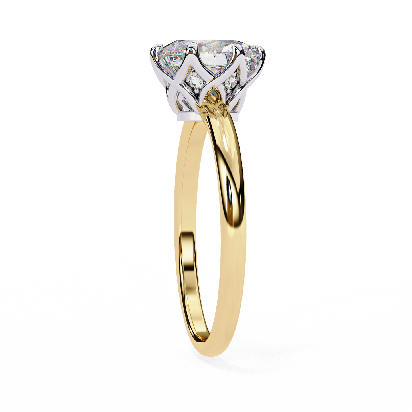 Ciel Rovena Oval Solitaire Ring