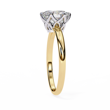 Ciel Rovena Oval Solitaire Ring
