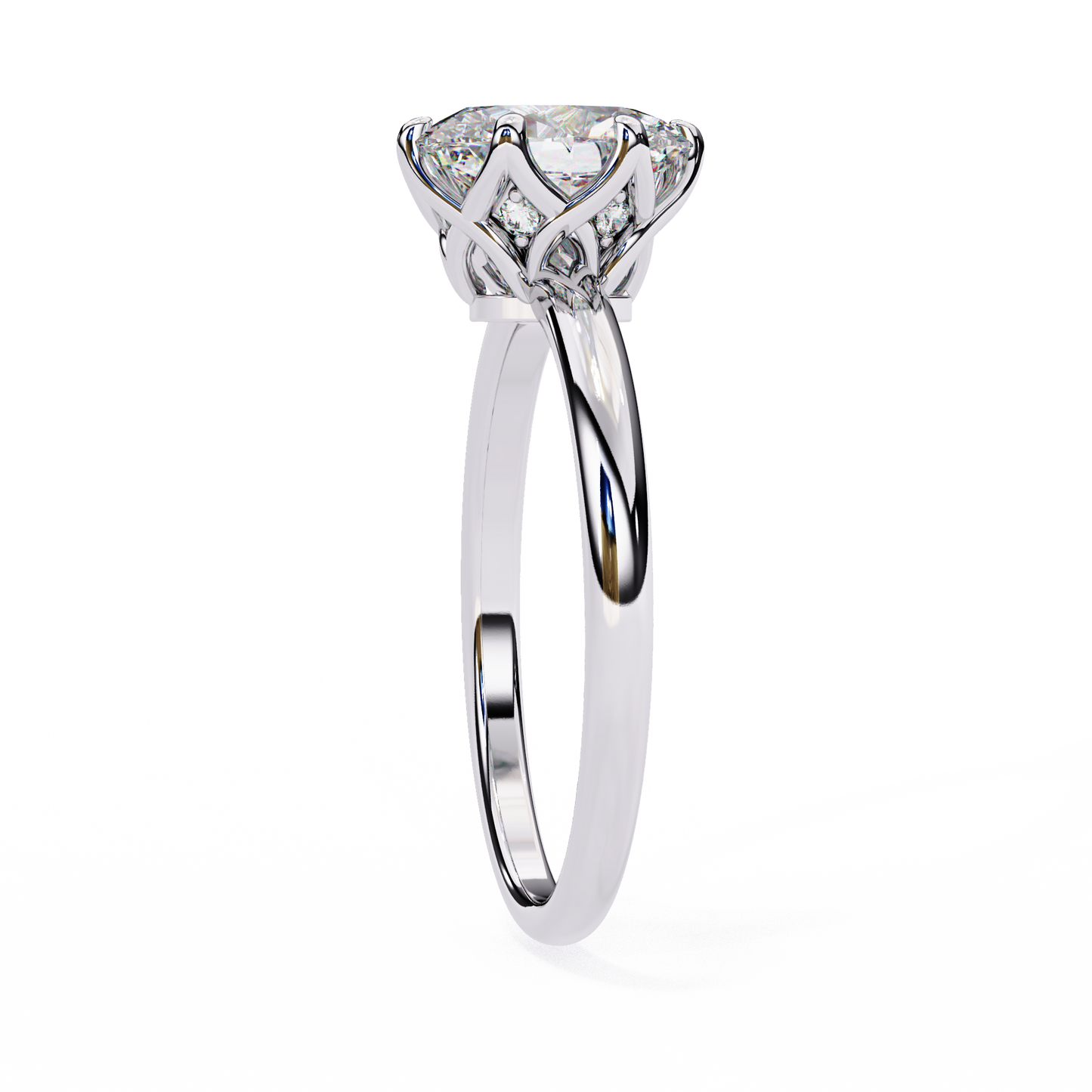 Ciel Rovena Oval Solitaire Ring