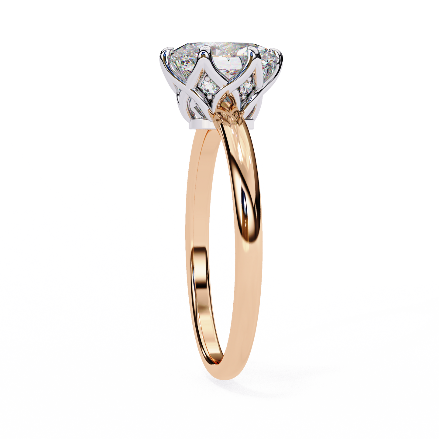 Ciel Rovena Oval Solitaire Ring