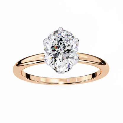 Ciel Rovena Oval Solitaire Ring