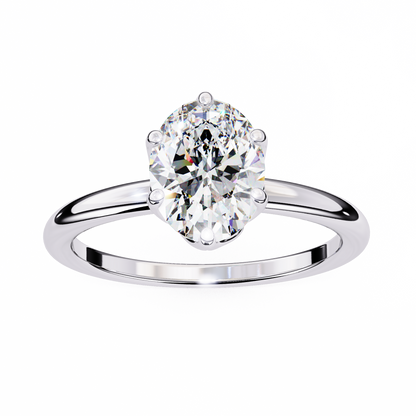 Ciel Rovena Oval Solitaire Ring