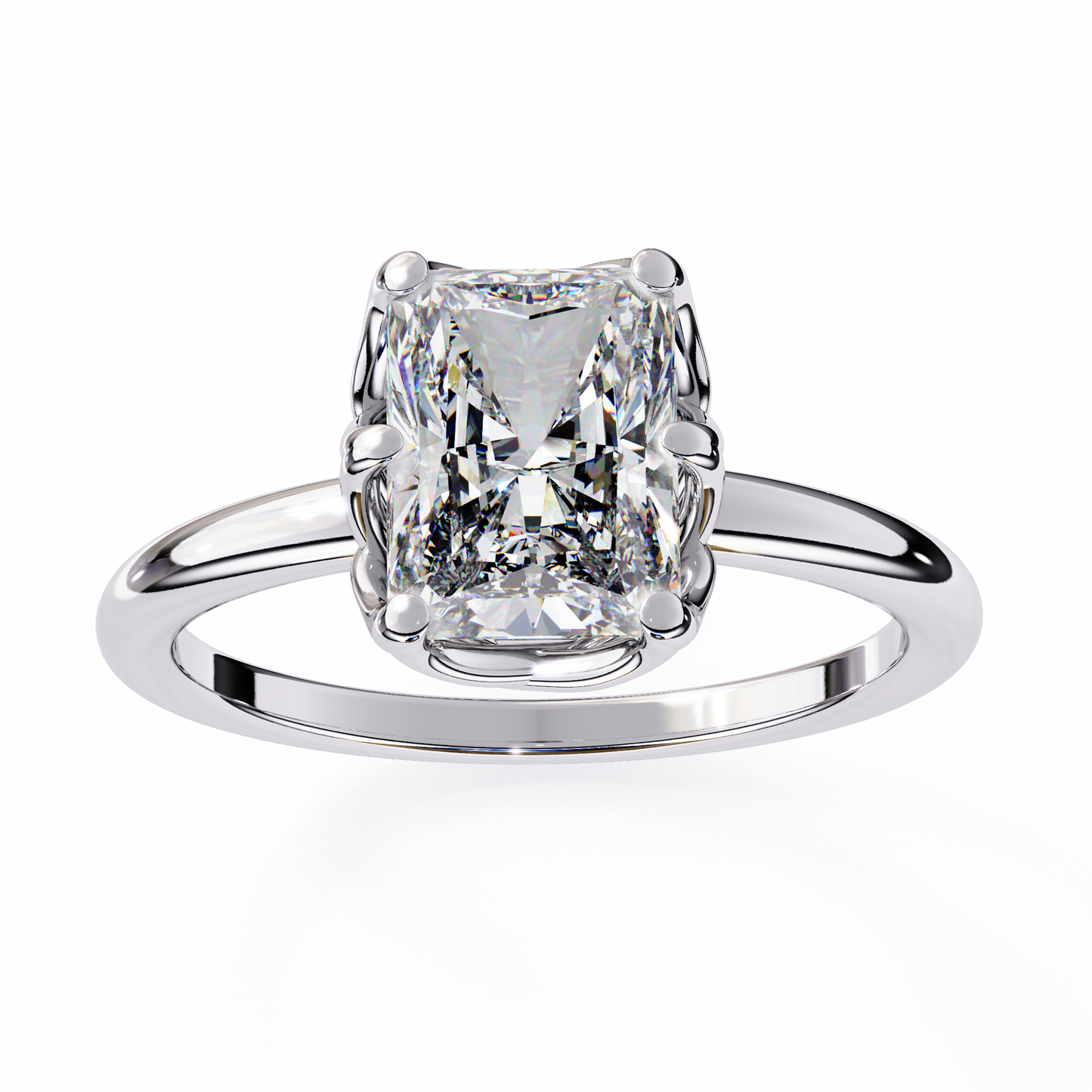 Lucente Origin Radiant Solitaire Ring