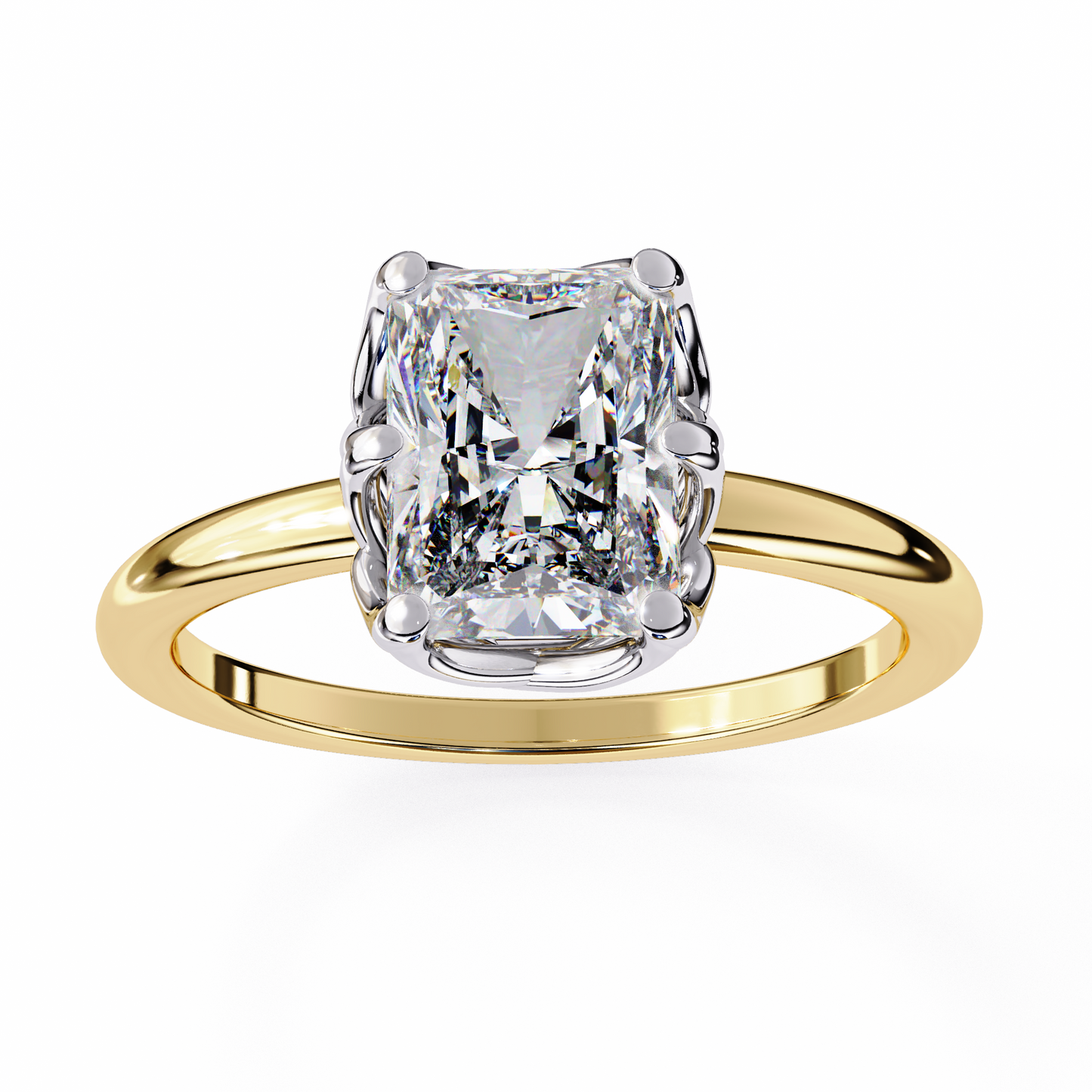 Lucente Origin Radiant Solitaire Ring