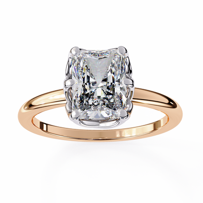 Lucente Origin Radiant Solitaire Ring