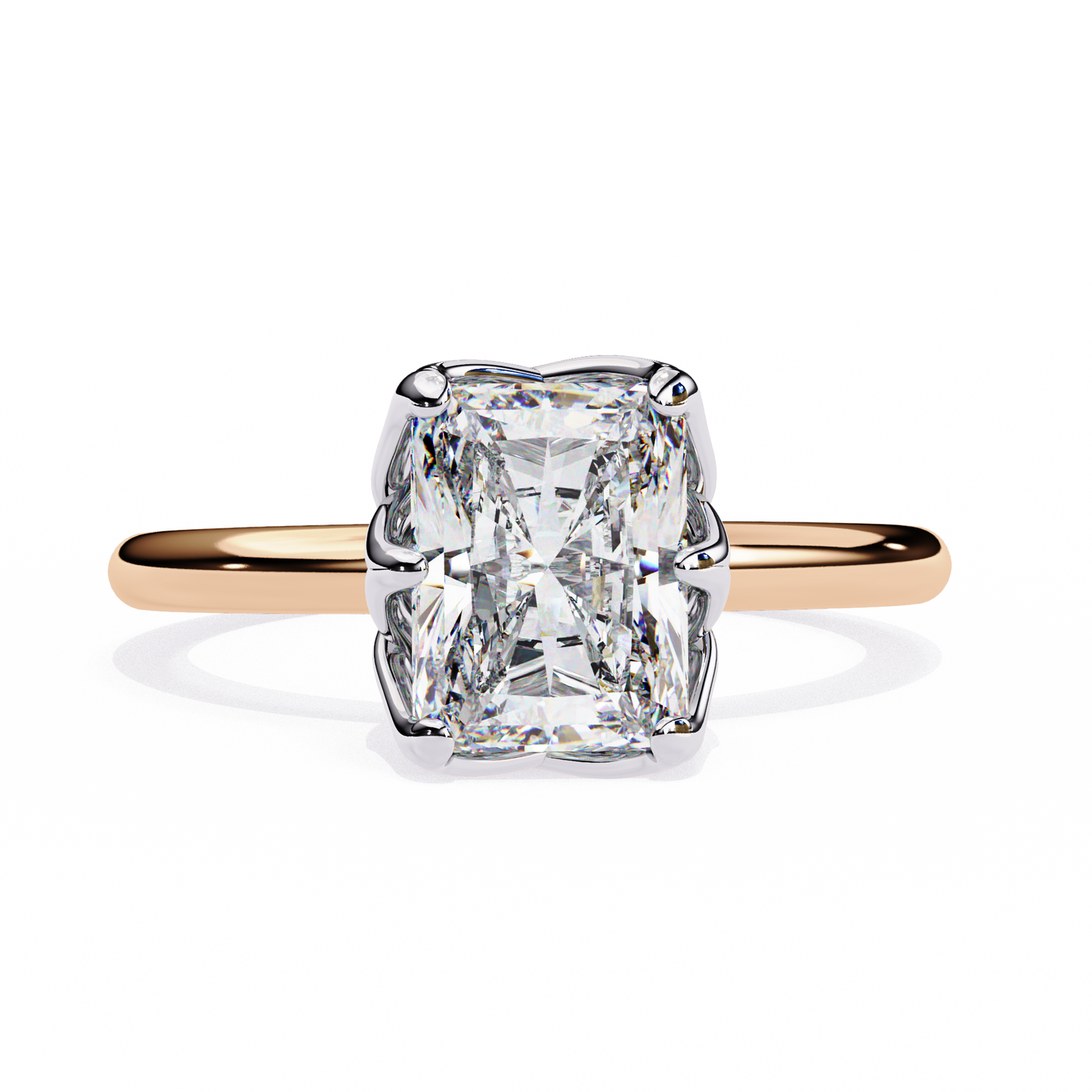 Lucente Origin Radiant Solitaire Ring