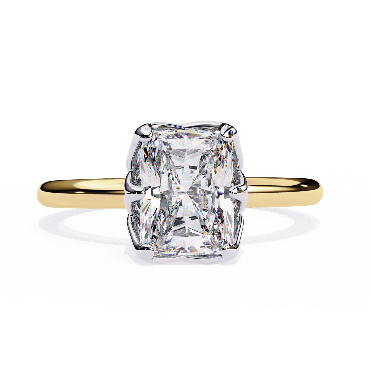 Lucente Origin Radiant Solitaire Ring