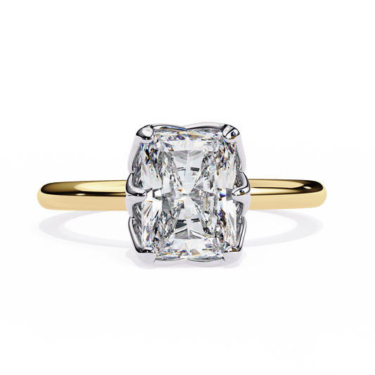 Lucente Origin Radiant Solitaire Ring