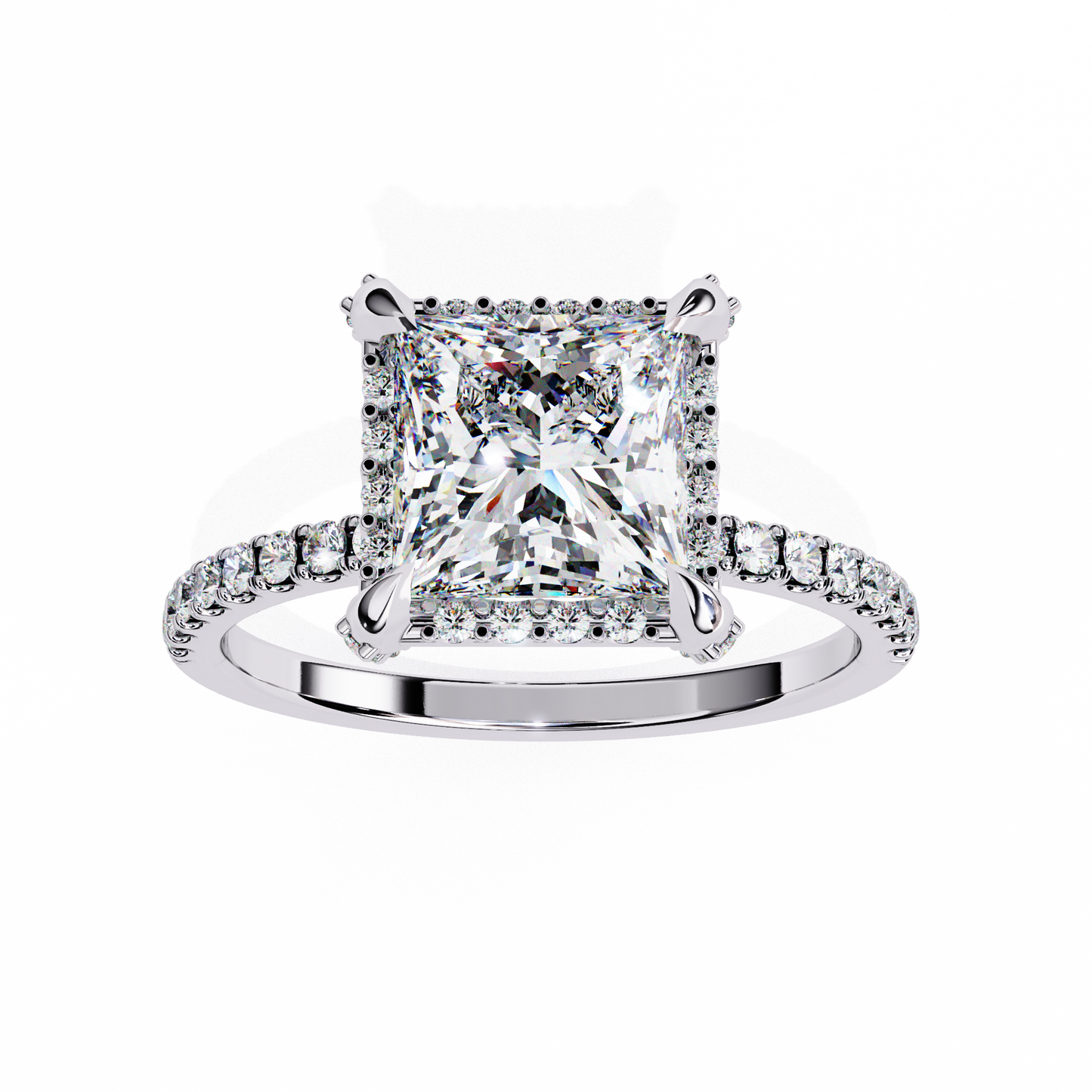 Seraphine Axis Princess Solitaire Ring