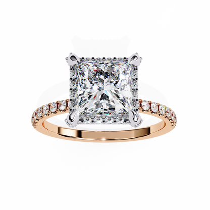 Seraphine Axis Princess Solitaire Ring
