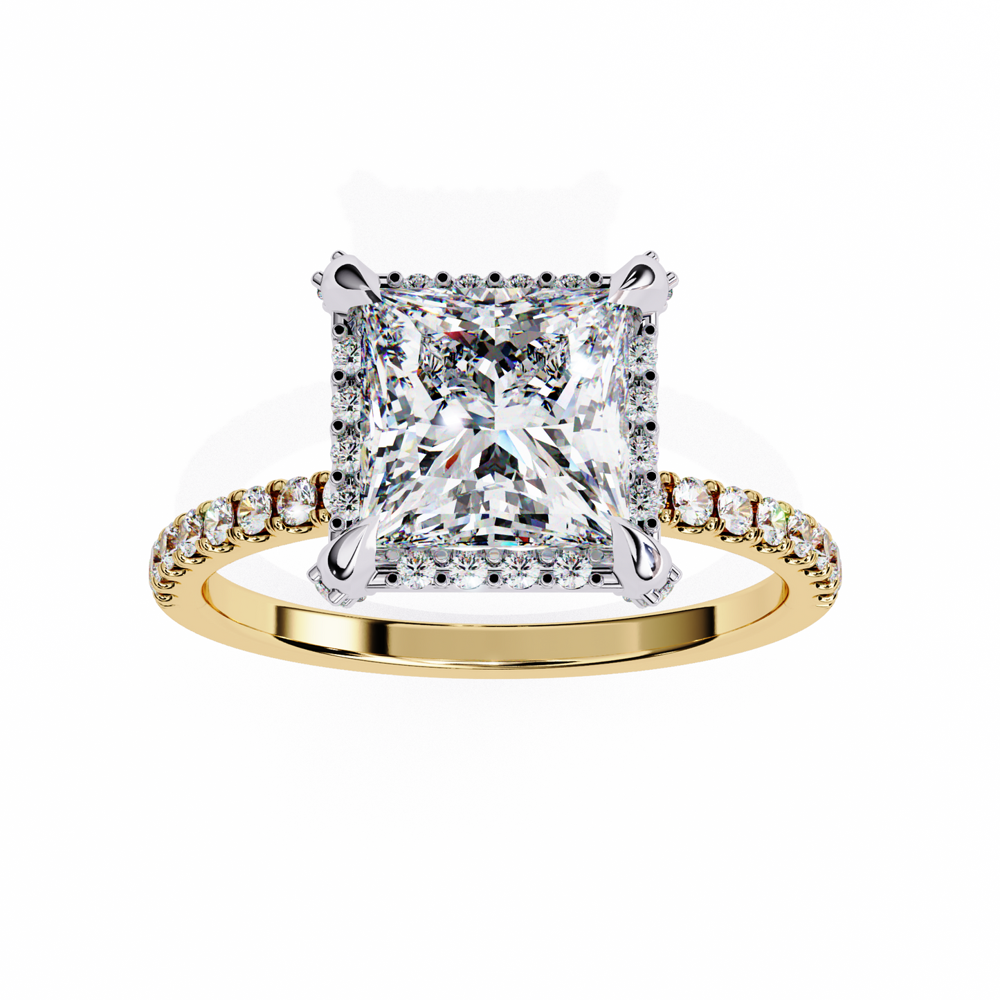 Seraphine Axis Princess Solitaire Ring