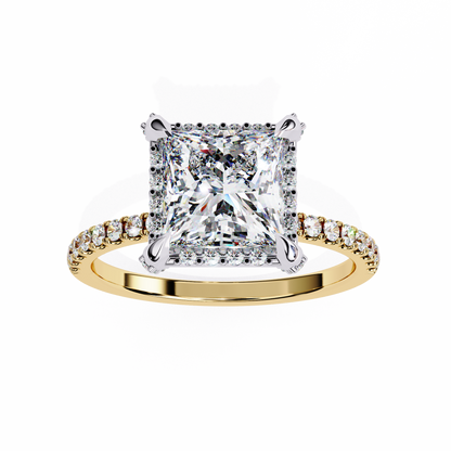 Seraphine Axis Princess Solitaire Ring