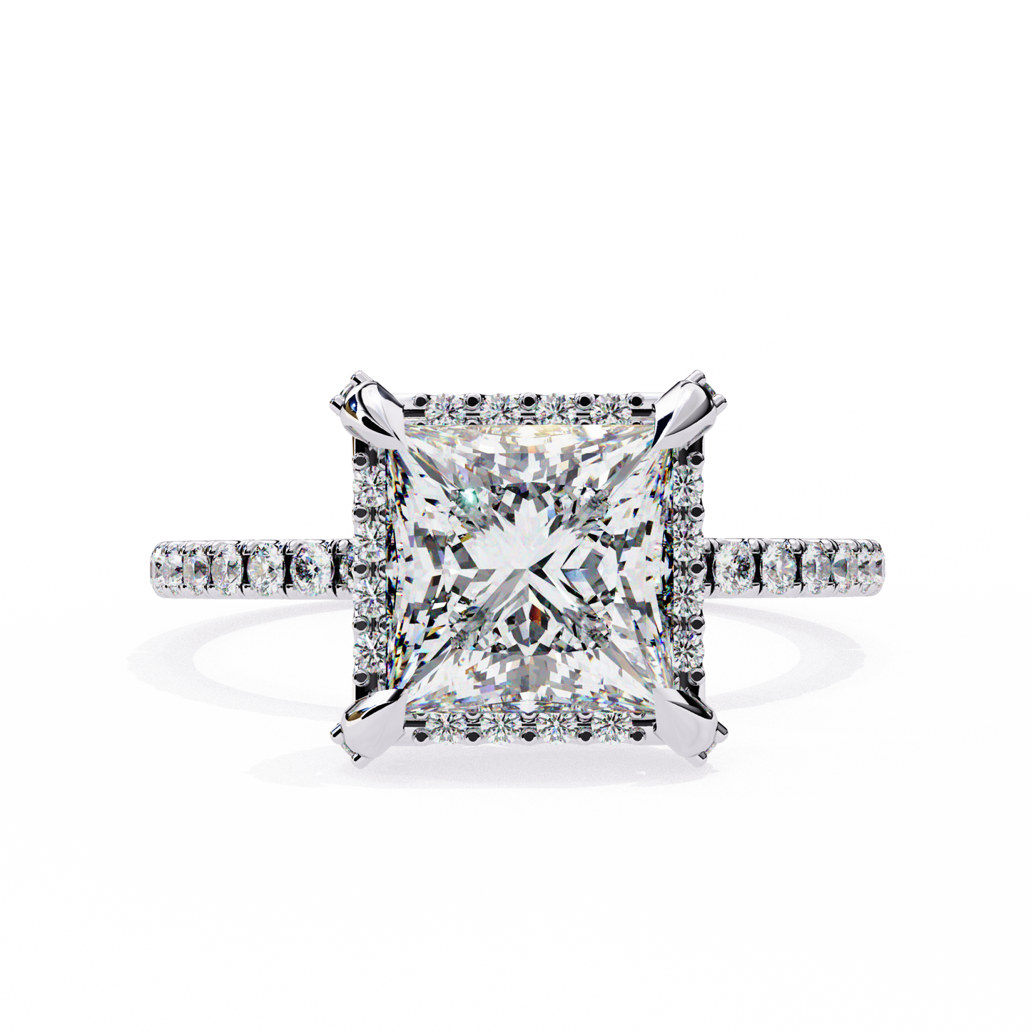 Seraphine Axis Princess Solitaire Ring