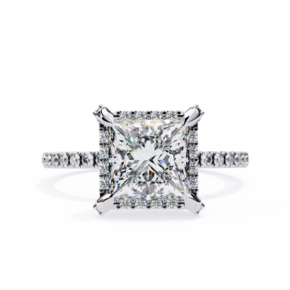 Seraphine Axis Princess Solitaire Ring