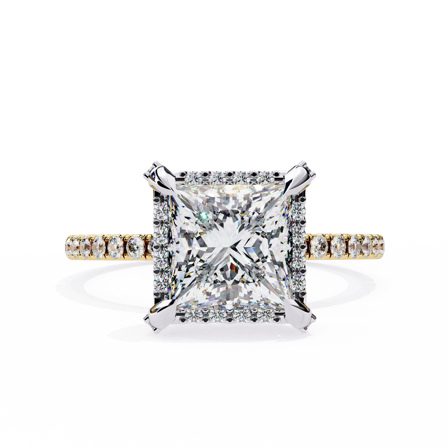 Seraphine Axis Princess Solitaire Ring