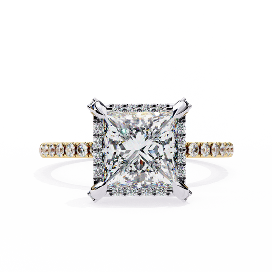 Seraphine Axis Princess Solitaire Ring