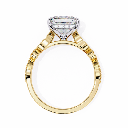 Eterna Compass Princess Solitaire Ring