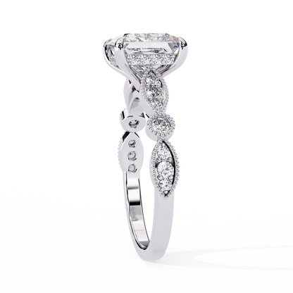 Eterna Compass Princess Solitaire Ring