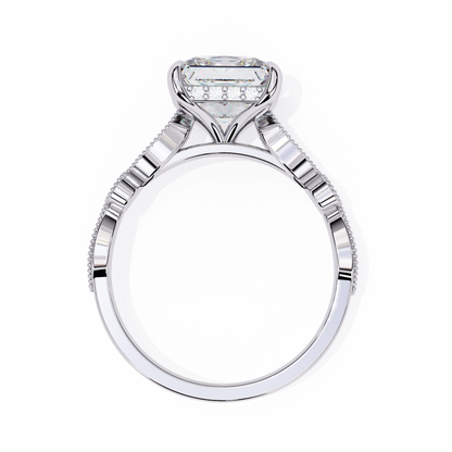 Eterna Compass Princess Solitaire Ring