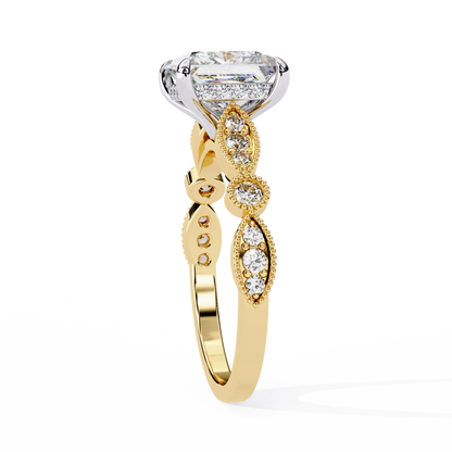 Eterna Compass Princess Solitaire Ring