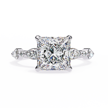 Aria Regale Princess Solitaire Ring