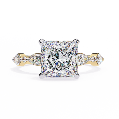 Aria Regale Princess Solitaire Ring