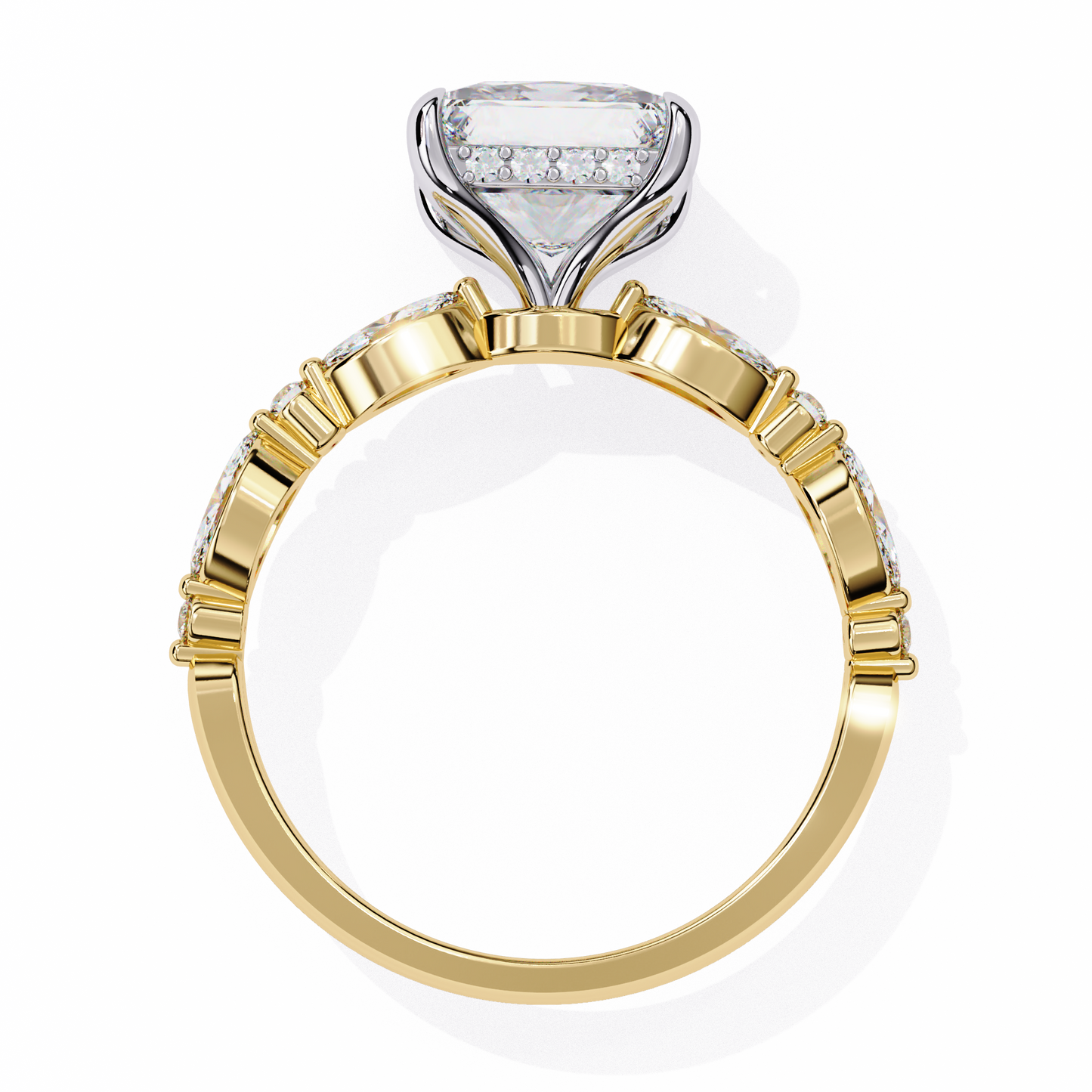 Aria Regale Princess Solitaire Ring