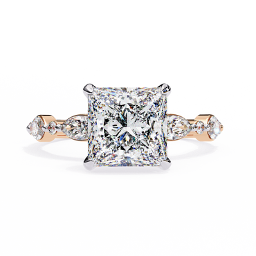 Aria Regale Princess Solitaire Ring