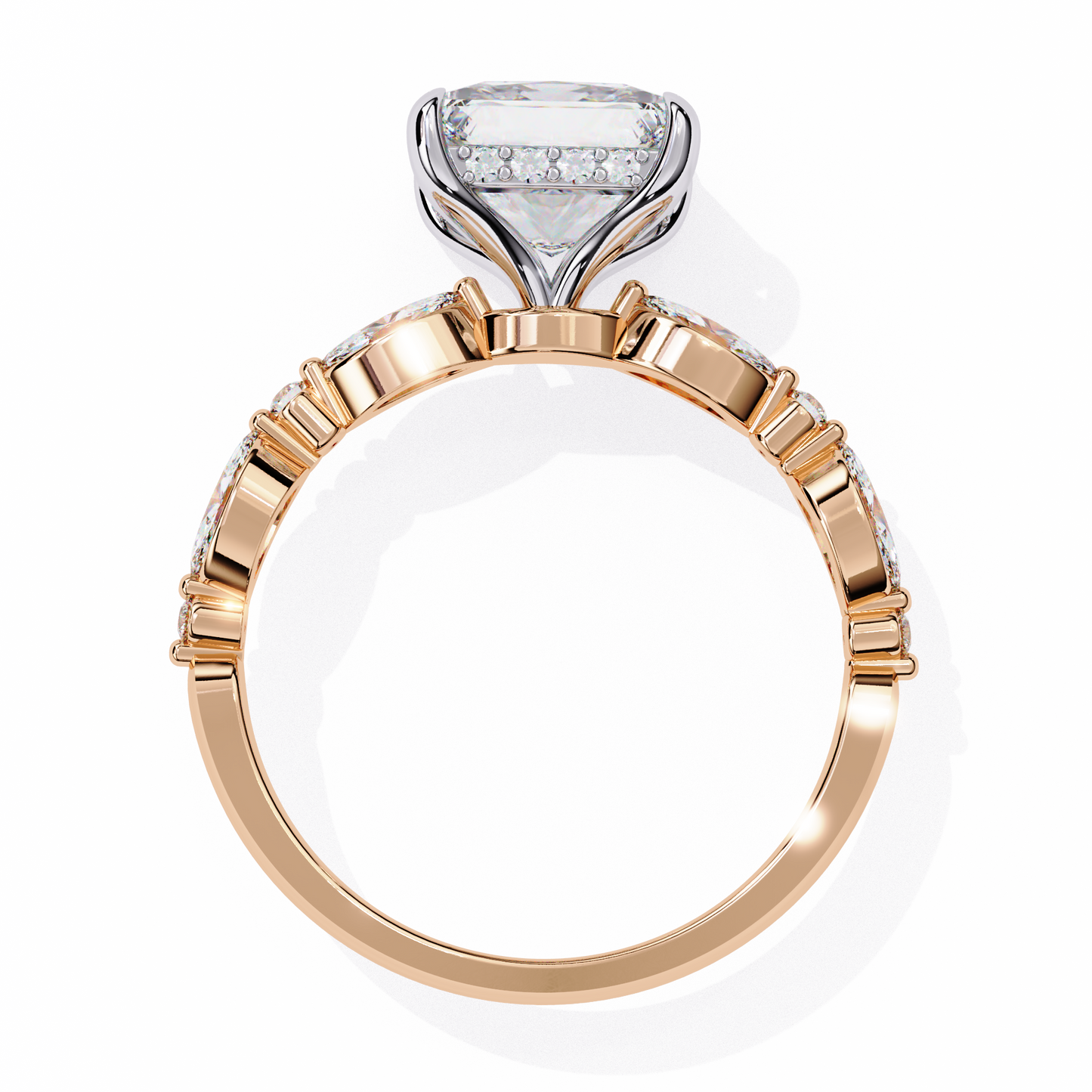 Aria Regale Princess Solitaire Ring