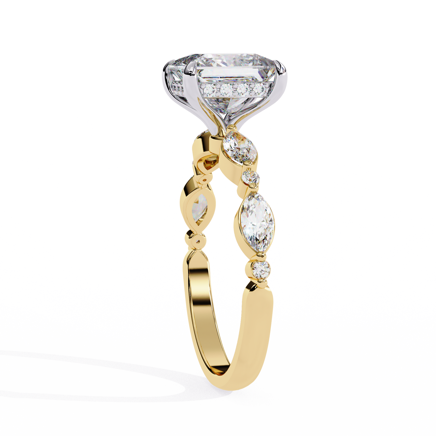Aria Regale Princess Solitaire Ring