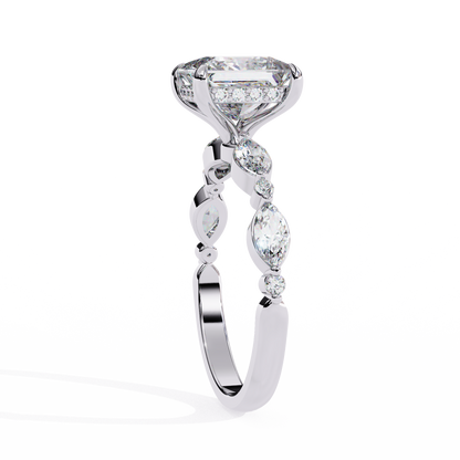 Aria Regale Princess Solitaire Ring