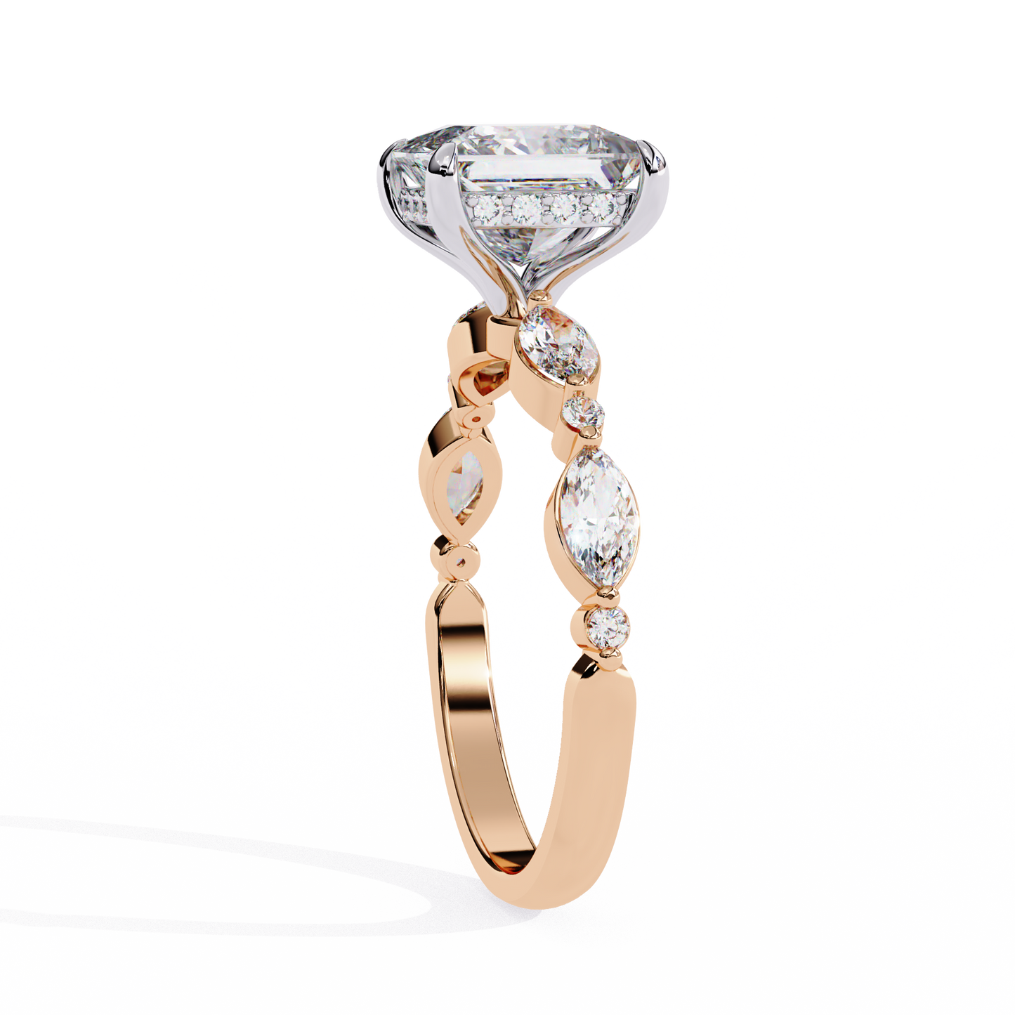 Aria Regale Princess Solitaire Ring