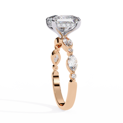 Aria Regale Princess Solitaire Ring