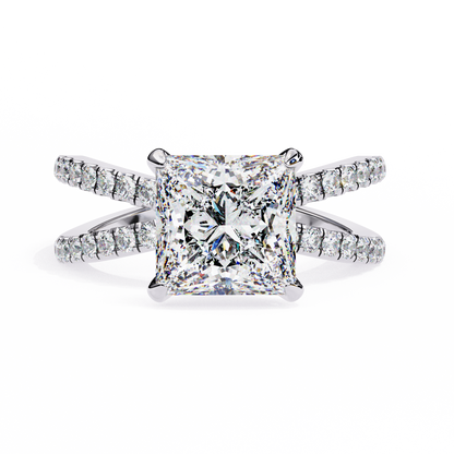 Valente Prism Princess Solitaire Ring