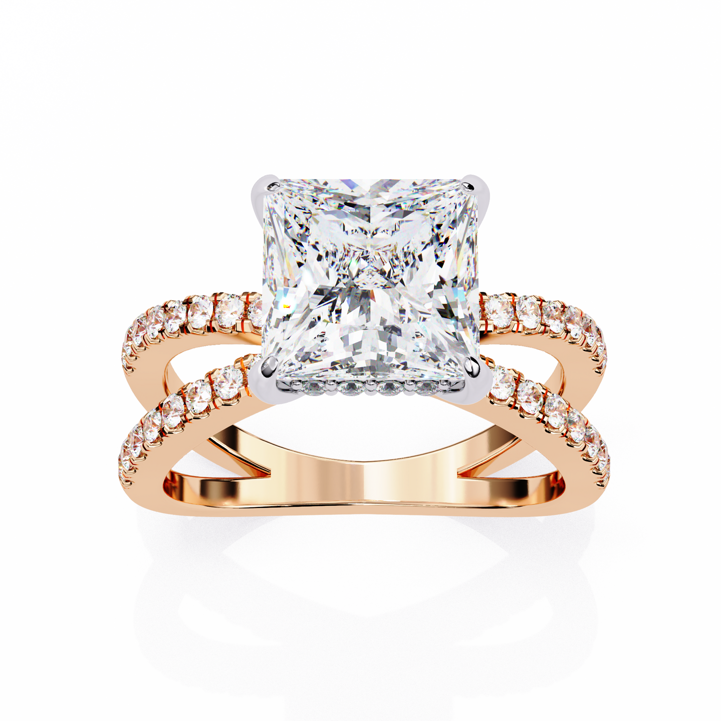 Valente Prism Princess Solitaire Ring