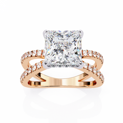 Valente Prism Princess Solitaire Ring