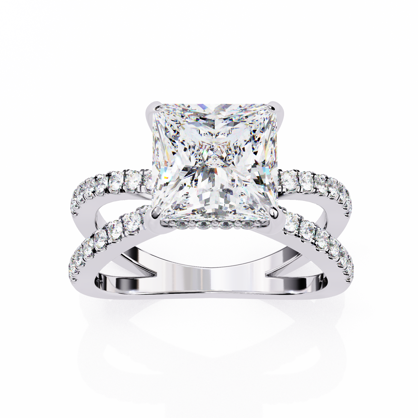 Valente Prism Princess Solitaire Ring