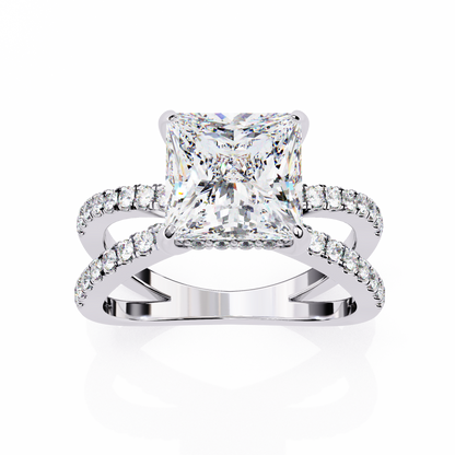 Valente Prism Princess Solitaire Ring