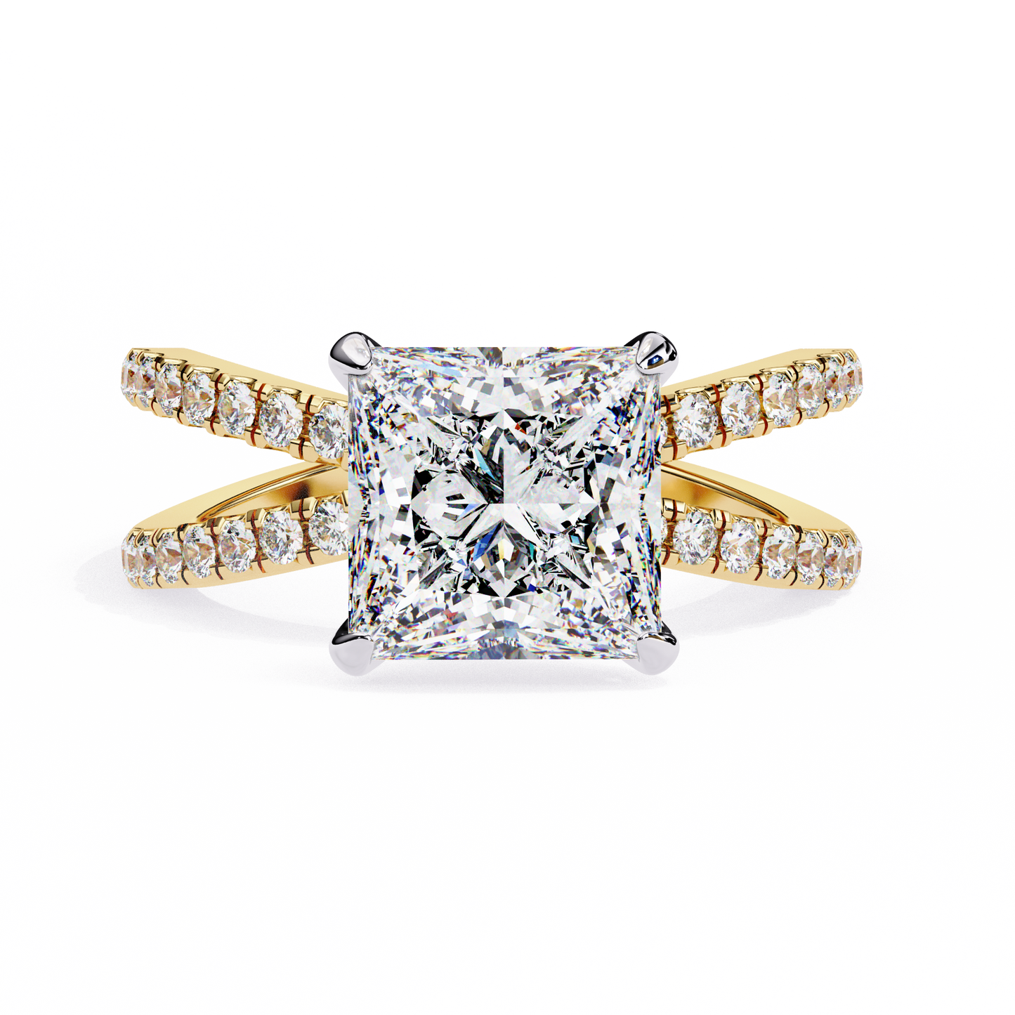 Valente Prism Princess Solitaire Ring