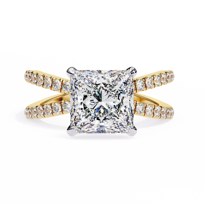 Valente Prism Princess Solitaire Ring