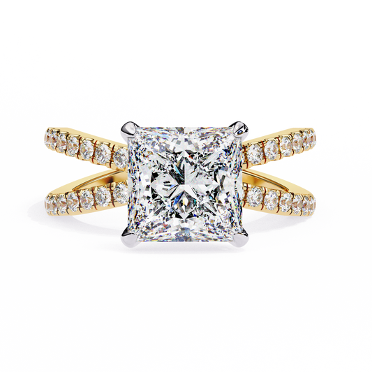 Valente Prism Princess Solitaire Ring