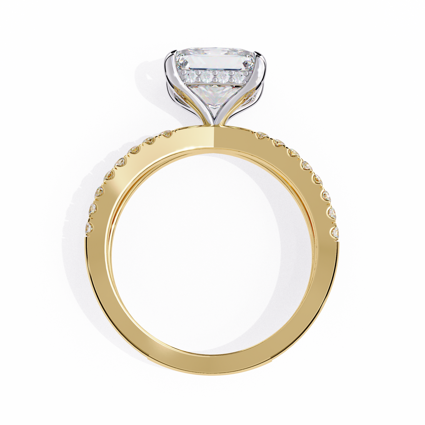 Valente Prism Princess Solitaire Ring