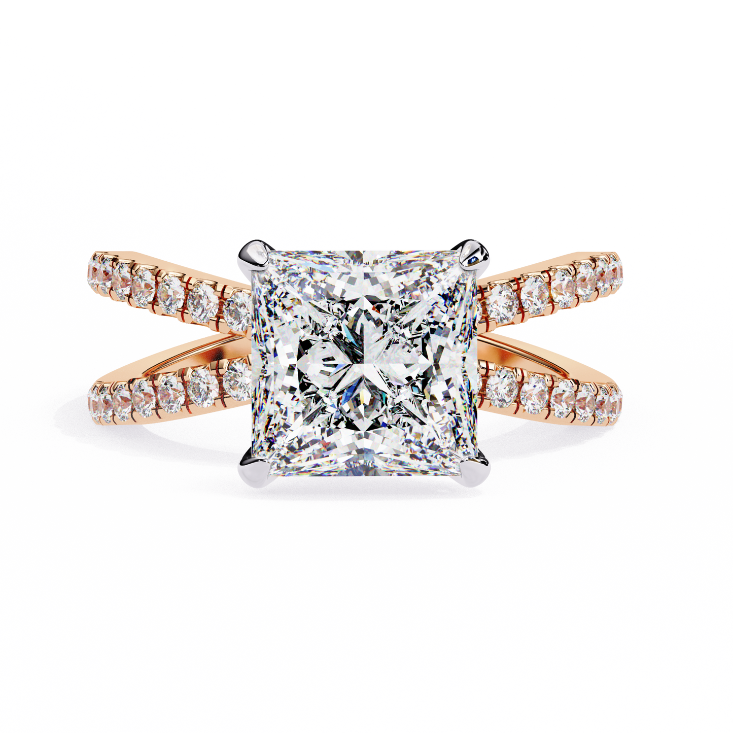Valente Prism Princess Solitaire Ring