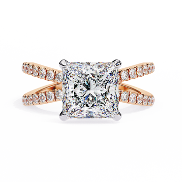 Valente Prism Princess Solitaire Ring
