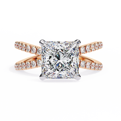 Valente Prism Princess Solitaire Ring