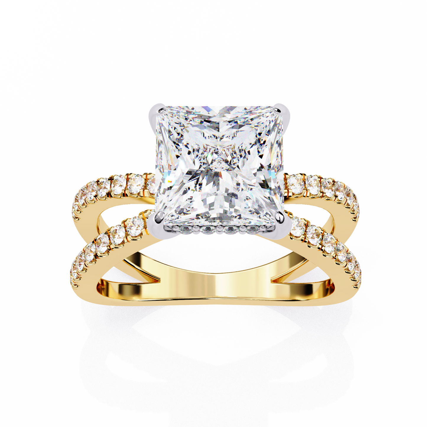 Valente Prism Princess Solitaire Ring