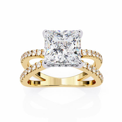 Valente Prism Princess Solitaire Ring